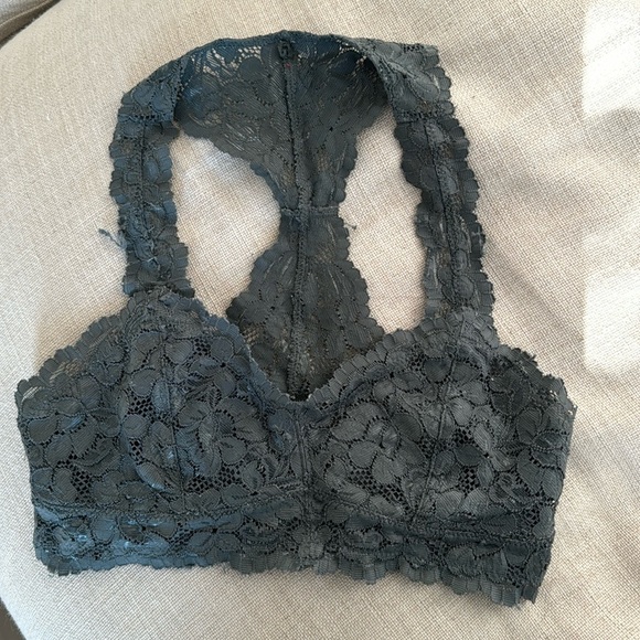 Gray lace bralette - Picture 1 of 3